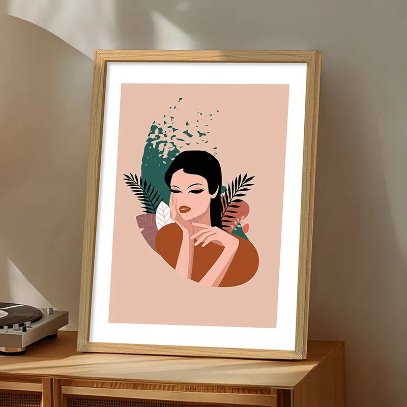Woman In Spring Wall Art media 3