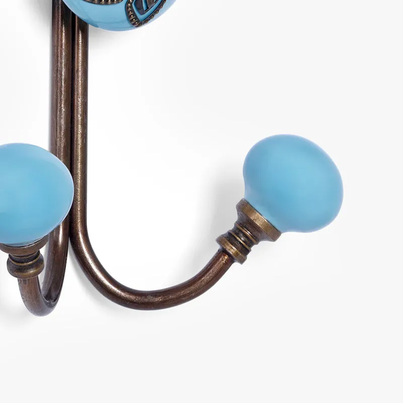Hesho Filigree Wall Hook - Blue media 5