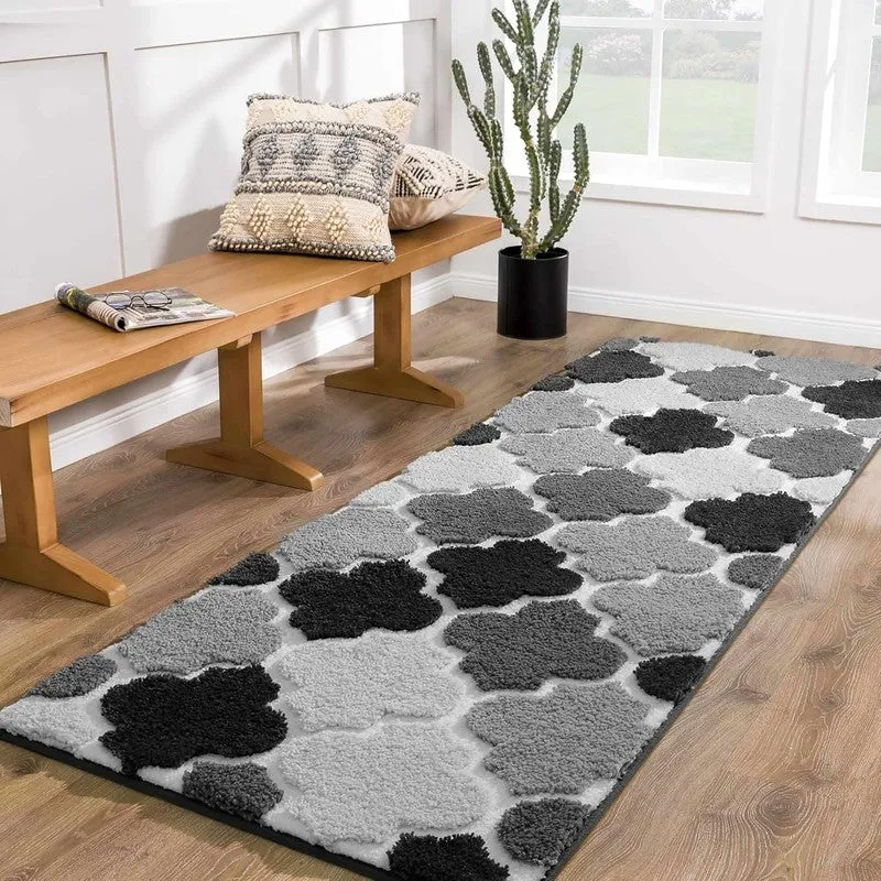 Smoky Ellipse Tranquil Micro Fiber Runner Rug media 5