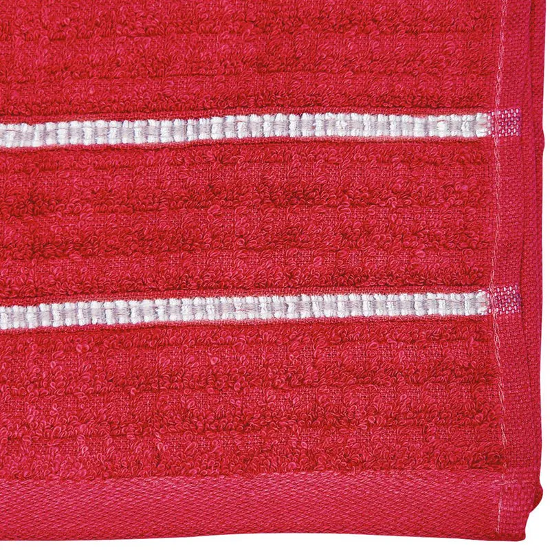 Junia Hand Towel (Red) - Set Of Two media 6