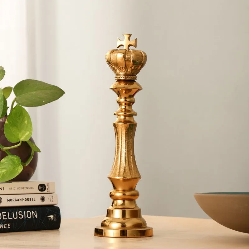 Victoris King Chess Piece- Gold media 1
