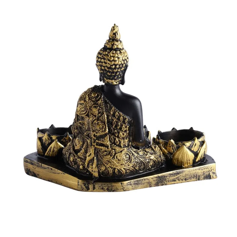 Serenity Buddha Tealight Candle Holder media 6