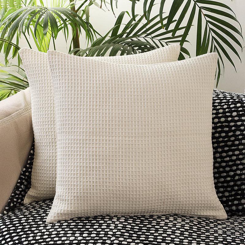 Cozy Crewel Cotton Cushion Cover - Set Of Two media 2