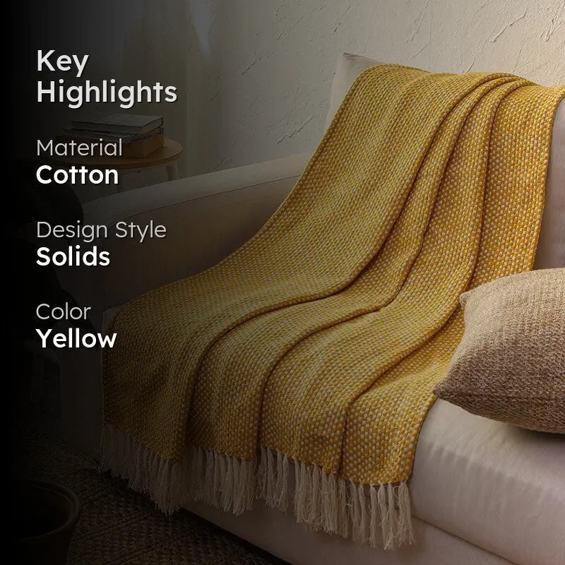 Vindhya Throw - Yellow media 2