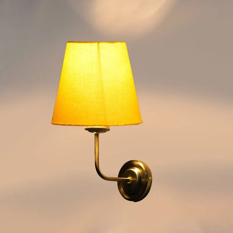 Lumoire Cone Metal Wall Lamp - Gold,Yellow media 6