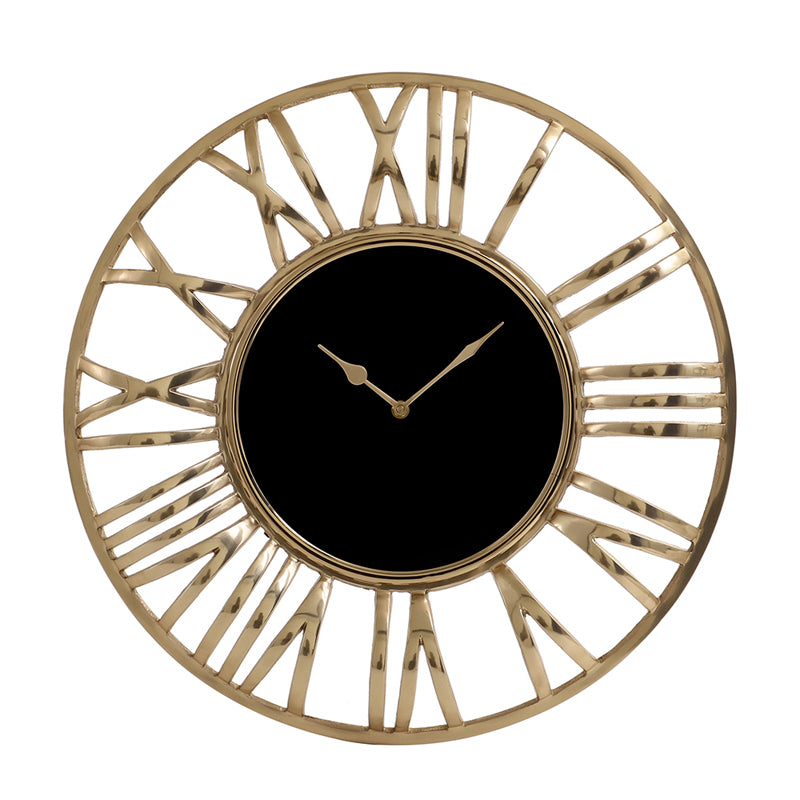 Esha Romanus Wall Clock - Gold media 3