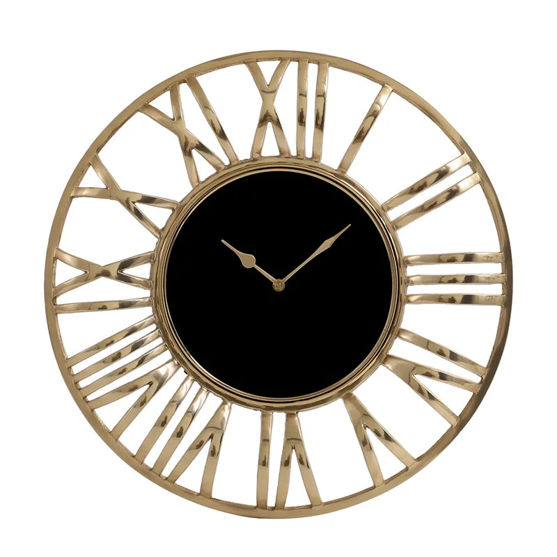 Esha Romanus Wall Clock - Gold media 3