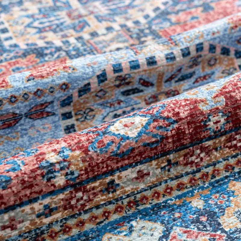Shirin Hand Woven & Printed Cotton Dhurries media 5
