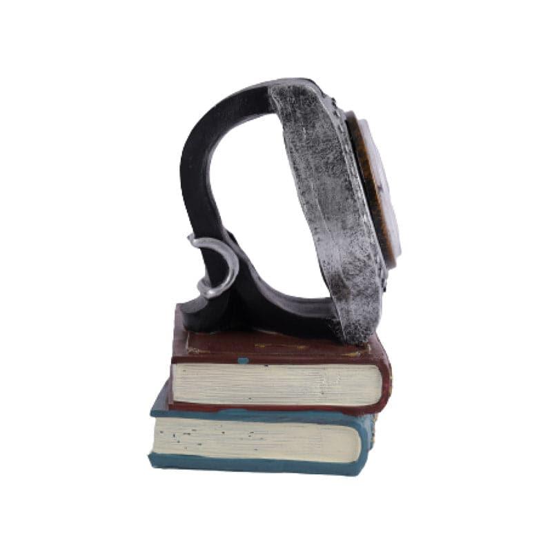 Retro Bookstack Clock - Silver media 5