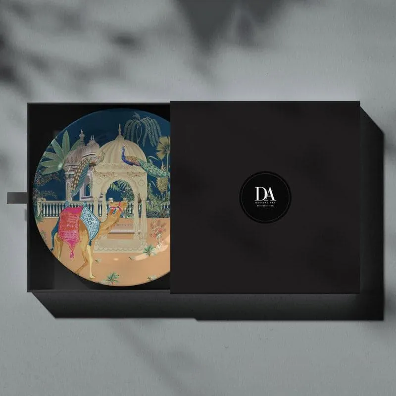 Mughal Camel Garden Wall Plate media 3
