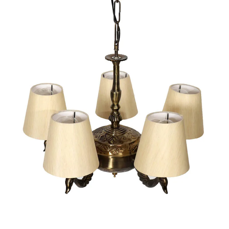 Admira Conical Golden Antique Ceiling Lamp media 4