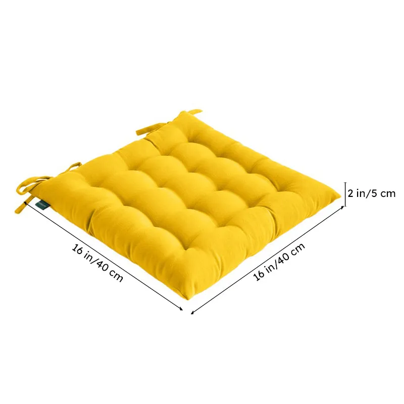 Savra Chair Pad (Yellow) - Set Of Six media 8