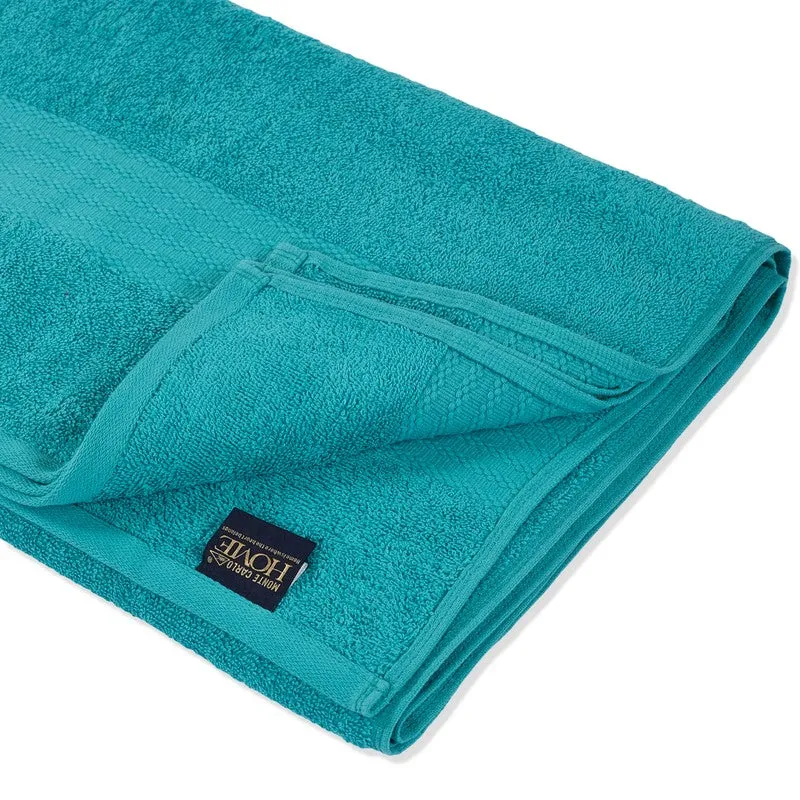 Monte Carlo Dry Nest Pure Cotton Bath Towel - Teal media 6