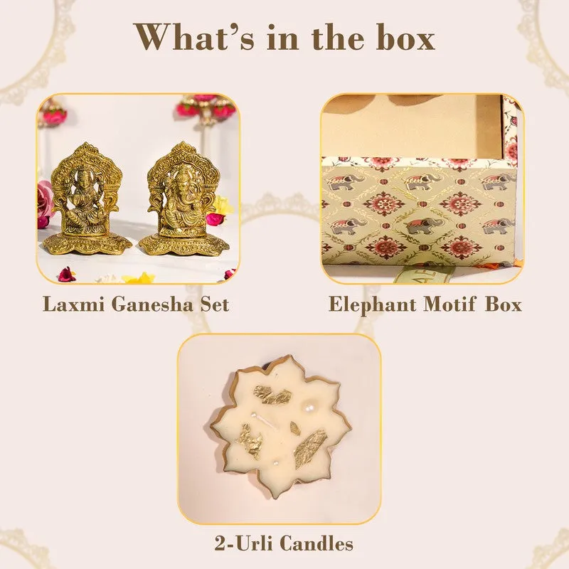 Gilded Bliss Diwali Hamper - Four Piece Set media 4
