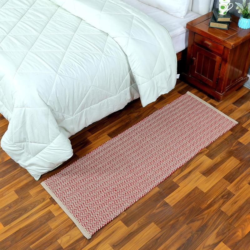 Atelier Cotton Runner Rug - Red media 3