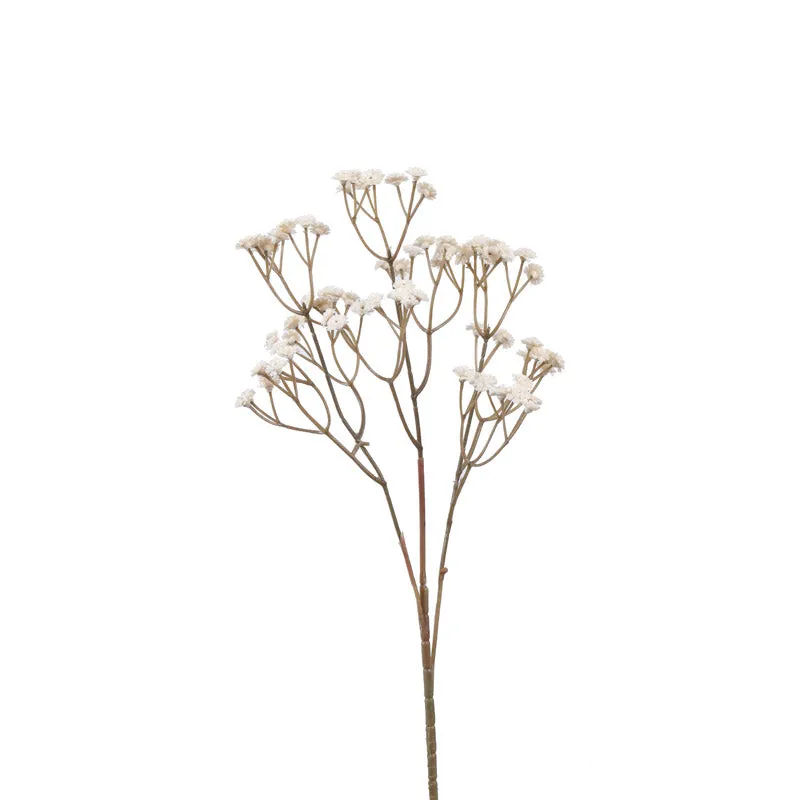 Artificial Realistic Baby's Breath Flower Stick (White) - Set Of Five media 4