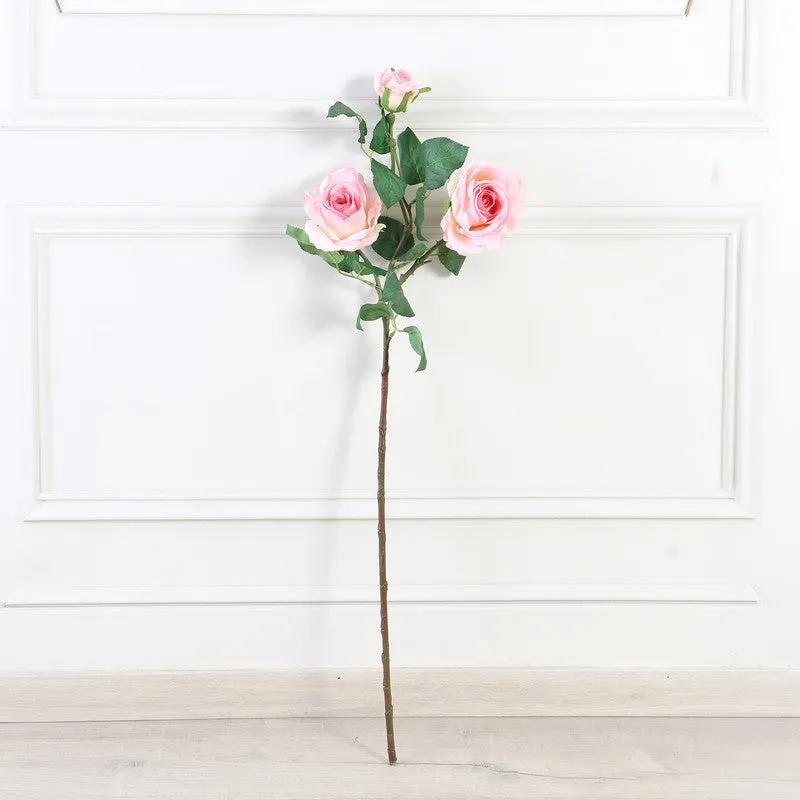 Bluma Wisteria Fabric Artificial Flower - Pink media 3