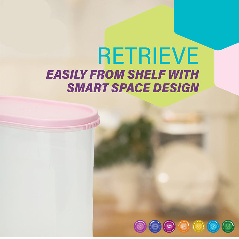 Elmera Storage Container (Pink & White) - Set Of Twelve media 5