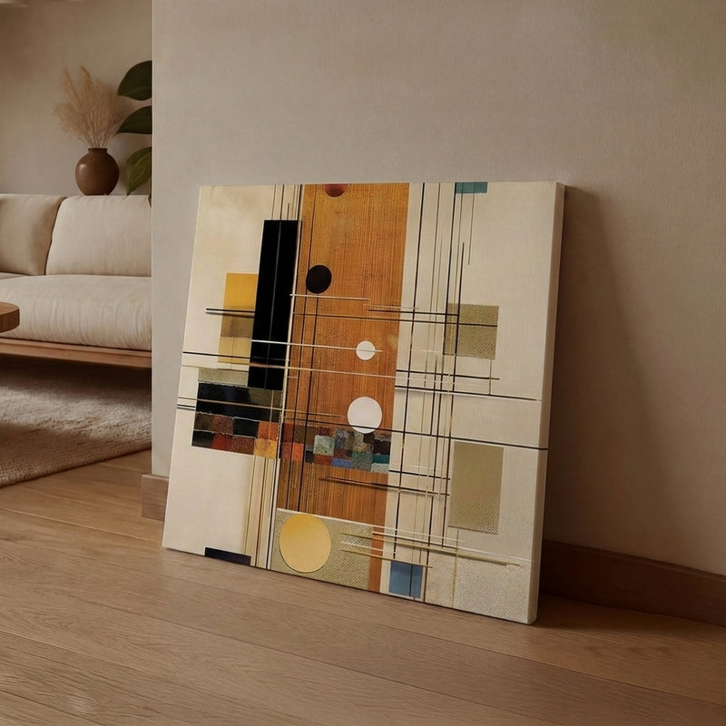 Pattern Lines Canvas Wall Art