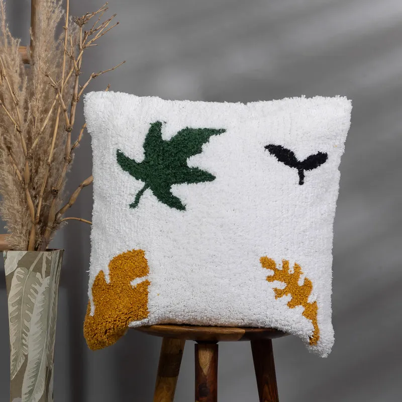 Ferna I Tufted Cushion Cover - White media 1