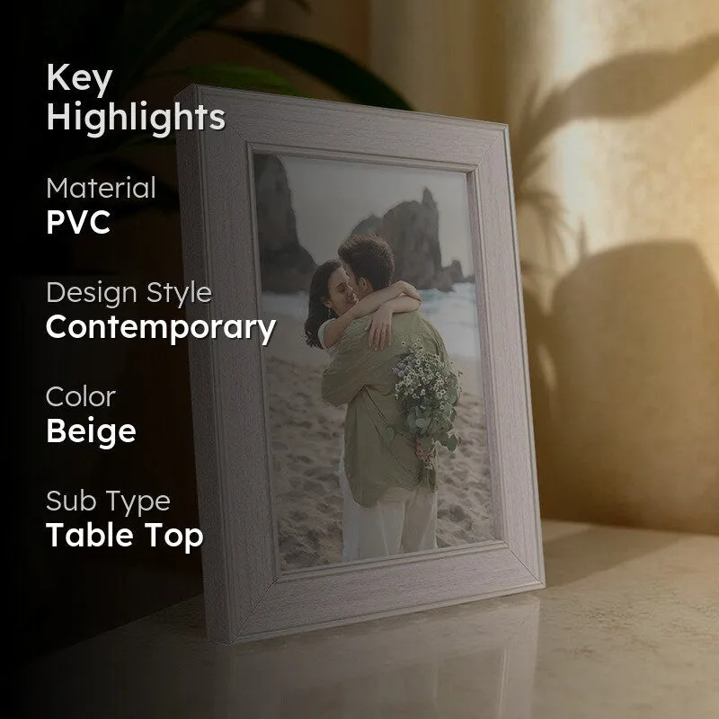 Nova Brushed Photo Frame - Beige media 2