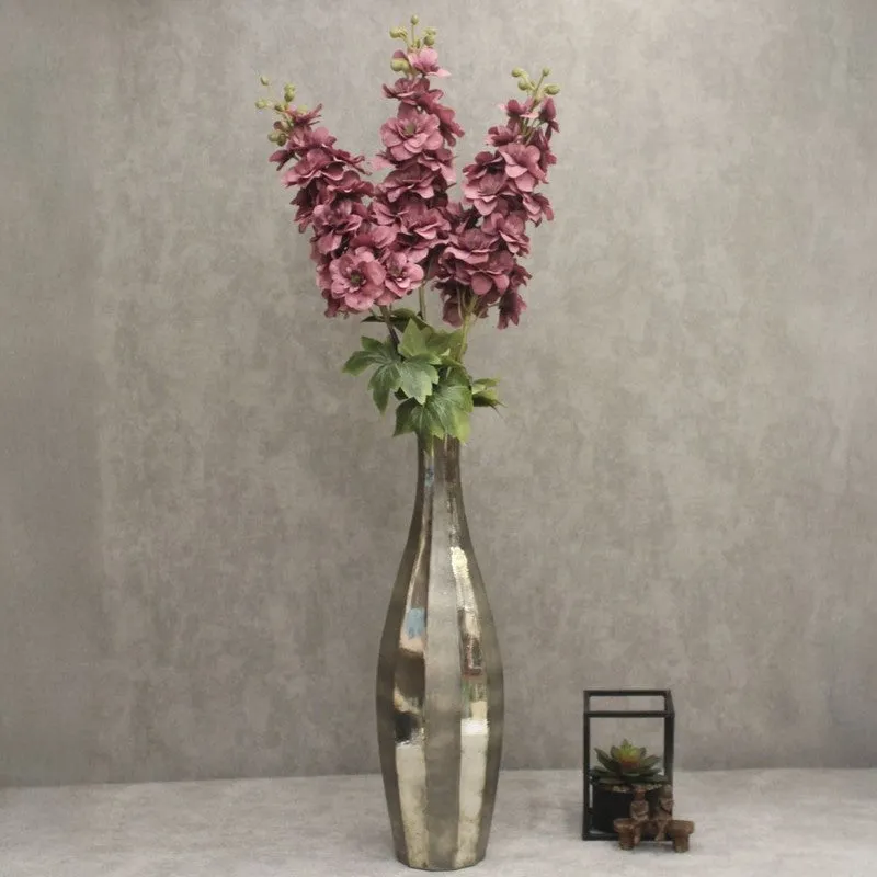 Real Look Artificial Delphinium Flower Stick - Purple media 3