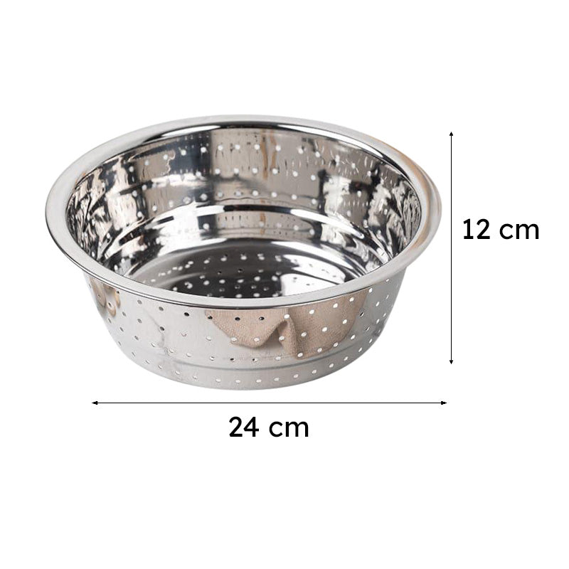 Drizzle Drain Stainless Steel Strainer - 24 CM media 6