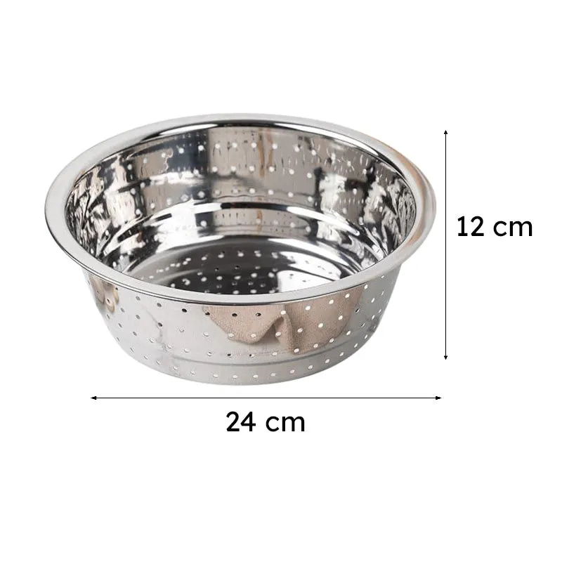 Drizzle Drain Stainless Steel Strainer - 24 CM media 6