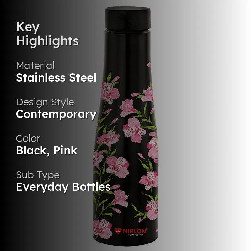 Pink Bud Flora Water Bottle - 1000 mL media 2