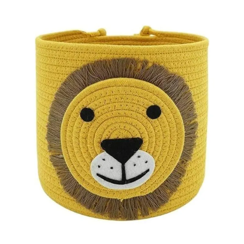 Leo Roar Cotton Storage Basket media 4