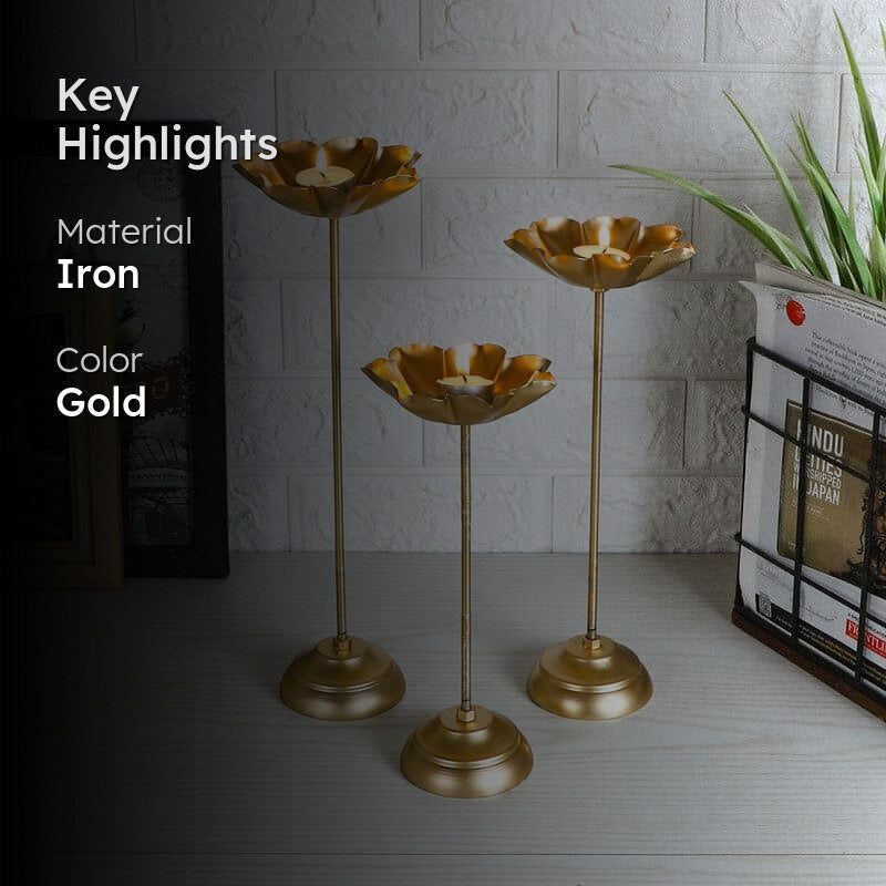 Sipushp Tealight Holder - Set Of Three media 2