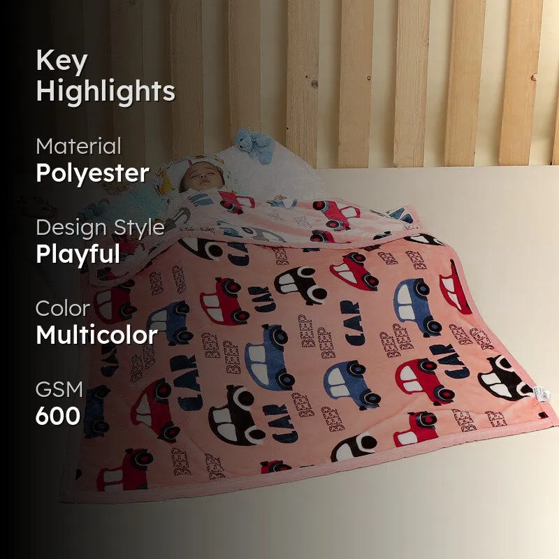 Monte Carlo Car Cuddle Kids Blanket - 600 GSM media 2