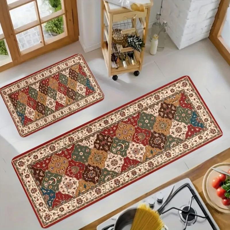 Comfort Step Glace Cotton/Microfiber Kitchen Mats - Set of Two media 6