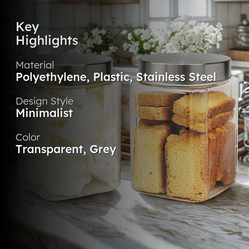 LuxeStore Airtight Box (1250 mL Each) - Set Of Two media 2