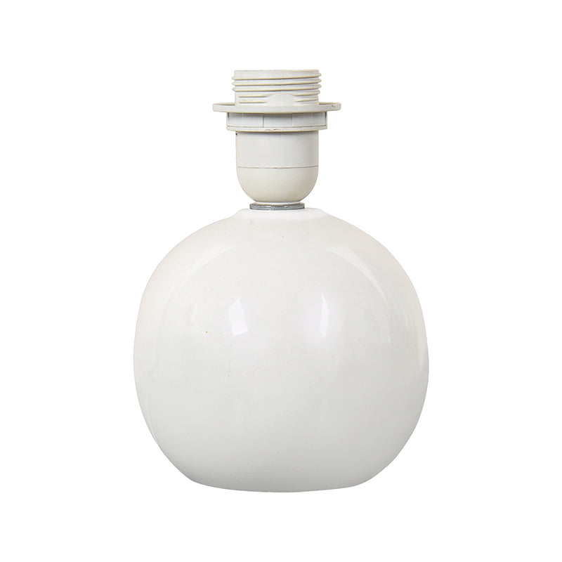 Ibex Pleated Fabric Table Lamp - Peach,White media 5