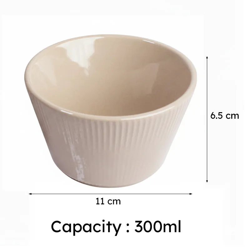 Orlan Snack Bowl(300 mL) - Set Of Six media 7