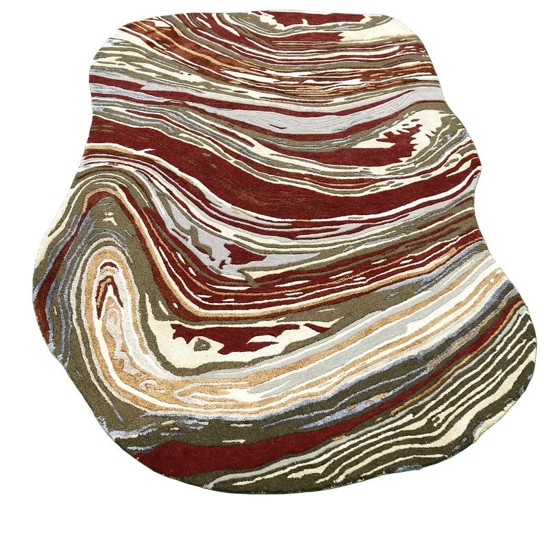 Arvion Cotton Carpet - Maroon media 5