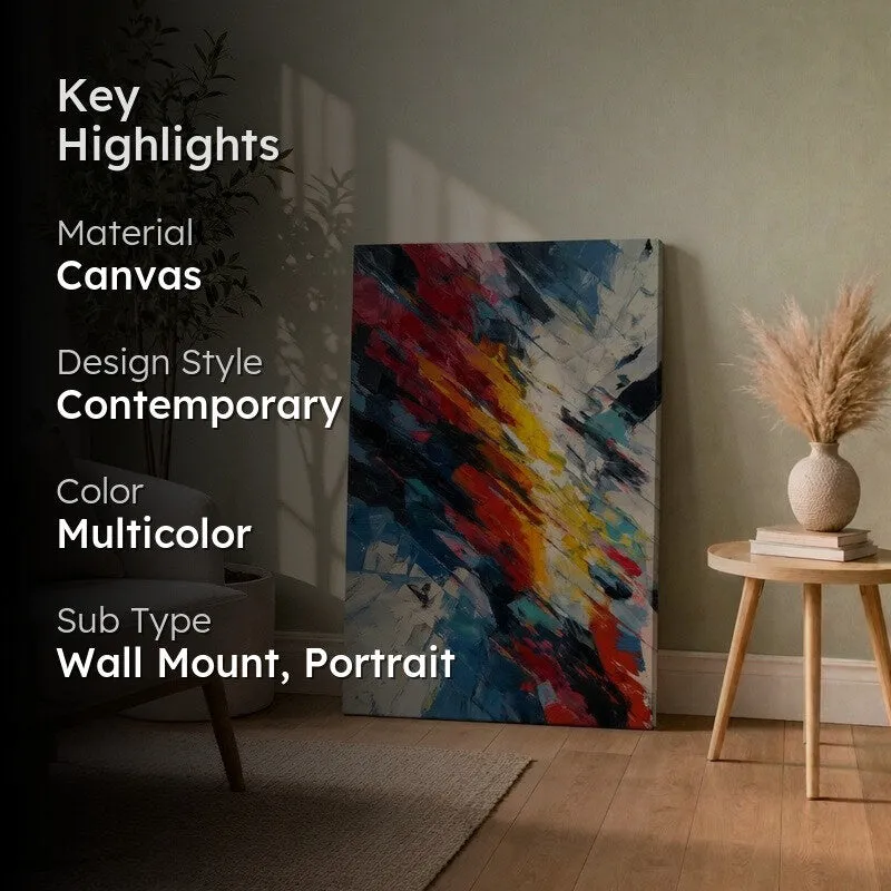 Echo Frame Abstract Canvas Wall Art media 2