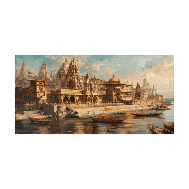 Heritage Temple Poly Canvas Wall Painting media 4