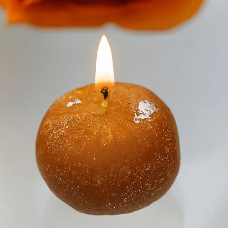 Charm Glow Chic Home Dcor Candle (Brown) - Set Of Four media 4