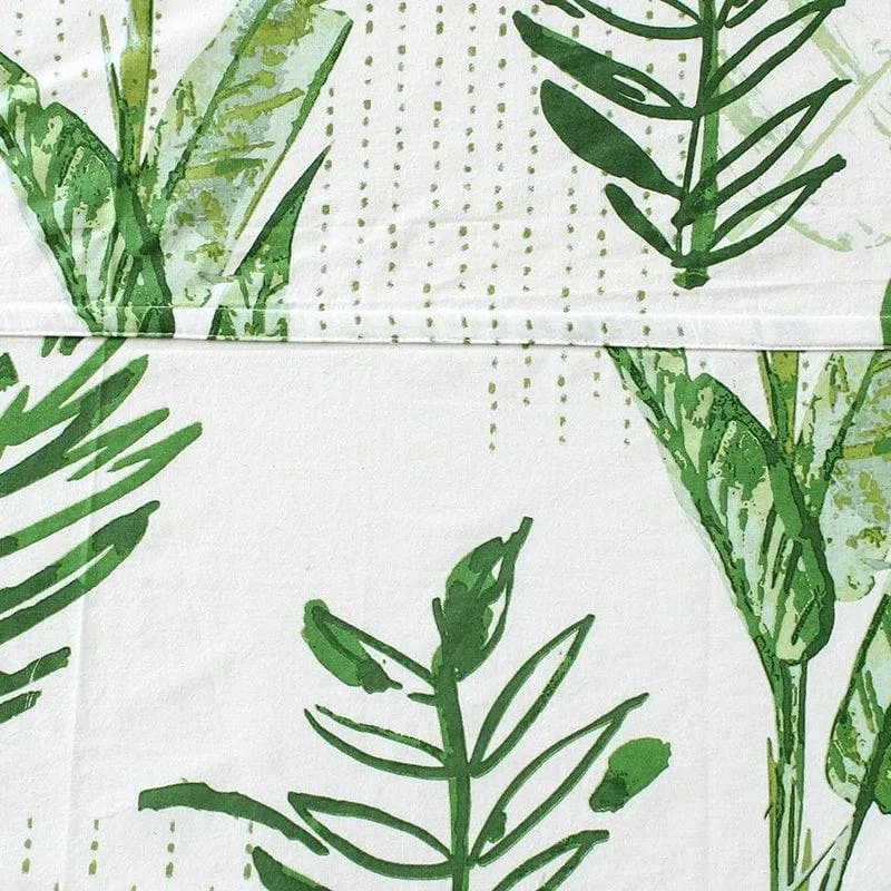Vanam Cotton Bedsheet (Green) - 180 TC media 4