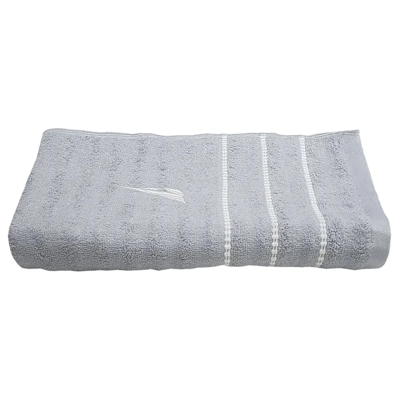 Nautica Oasis Stripe Bath Towel - Grey media 3