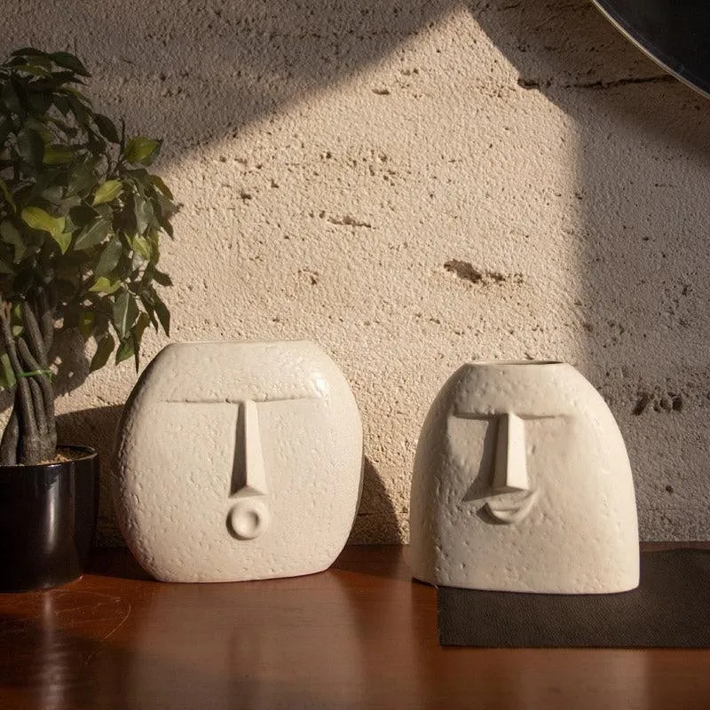 Make Faces Vase - Set Of Two media 1