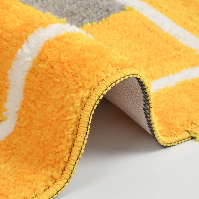 Zerix Cotton Bath Mat - Yellow media 4