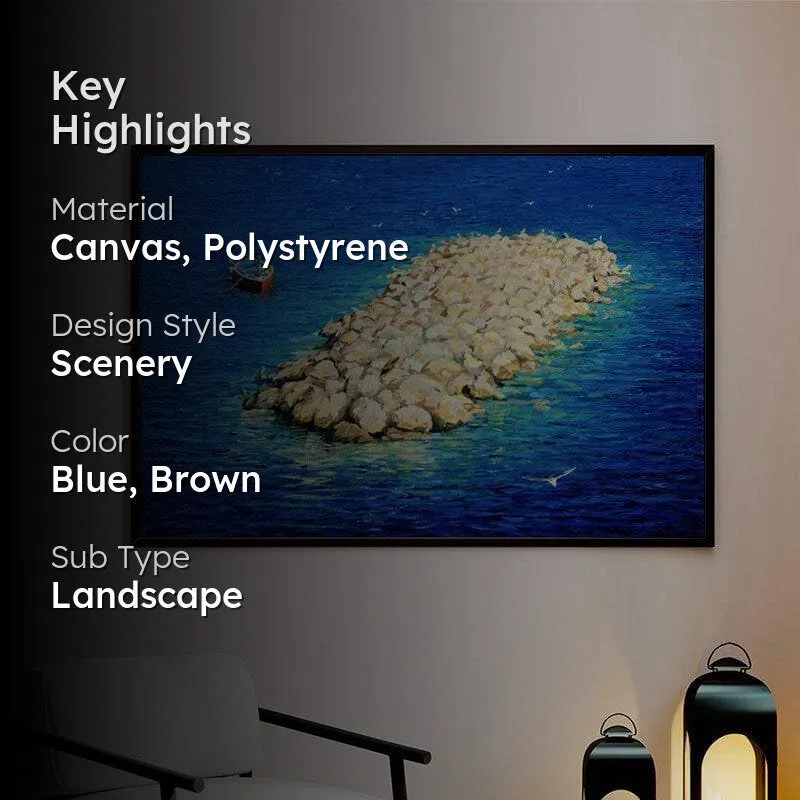 A Moment of Eternity Canvas Wall Painting - Black Frame media 2