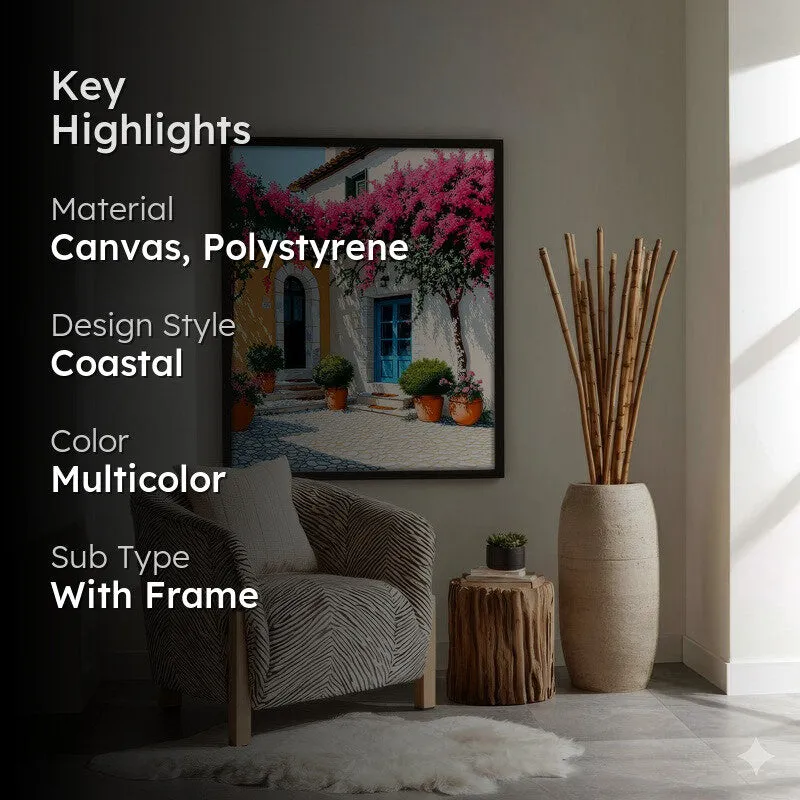 Vireta Canvas Wall Painting With Black Frame media 2