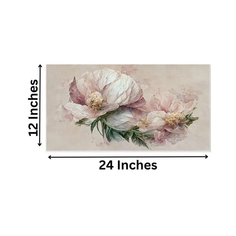 Vintage Floral Whisper Canvas Wall Painting With Frame media 8