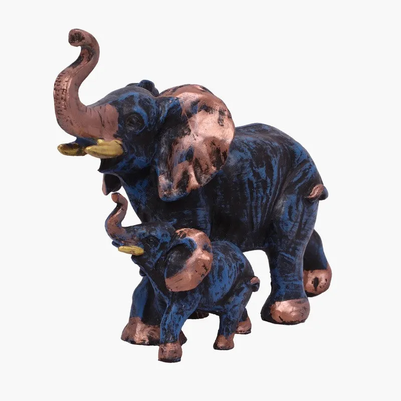 Nurturing Giants Elephant Polyresin Showpiece media 4
