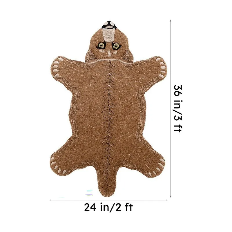 Jungle Cub Cotton Carpet - Brown media 7