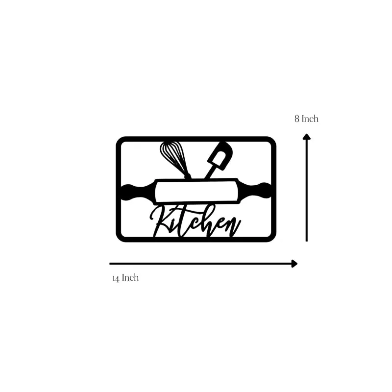 Kitchen Silhouette Iron Wall Accent media 5